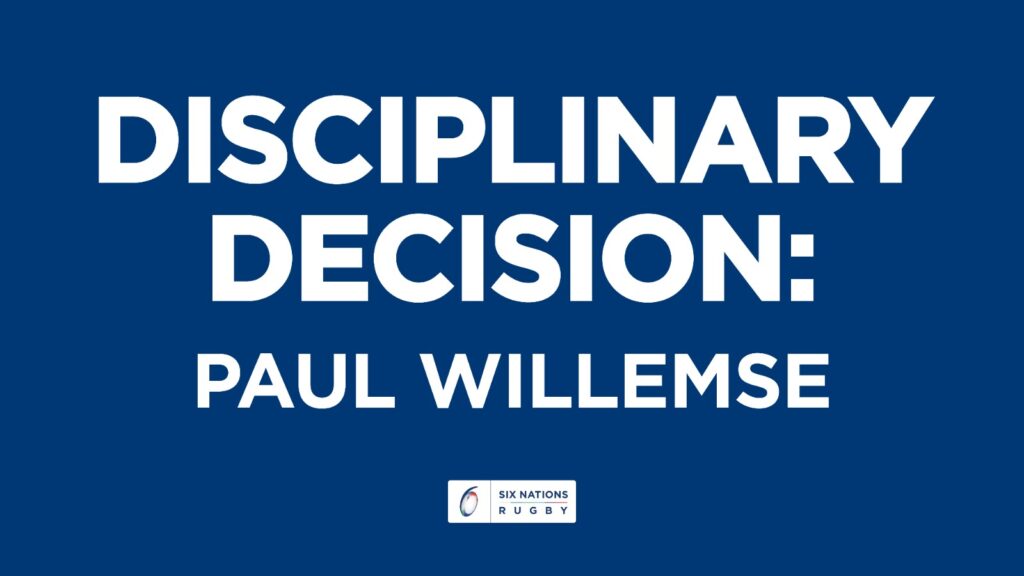 Independent Disciplinary update:  Paul Willemse Decision