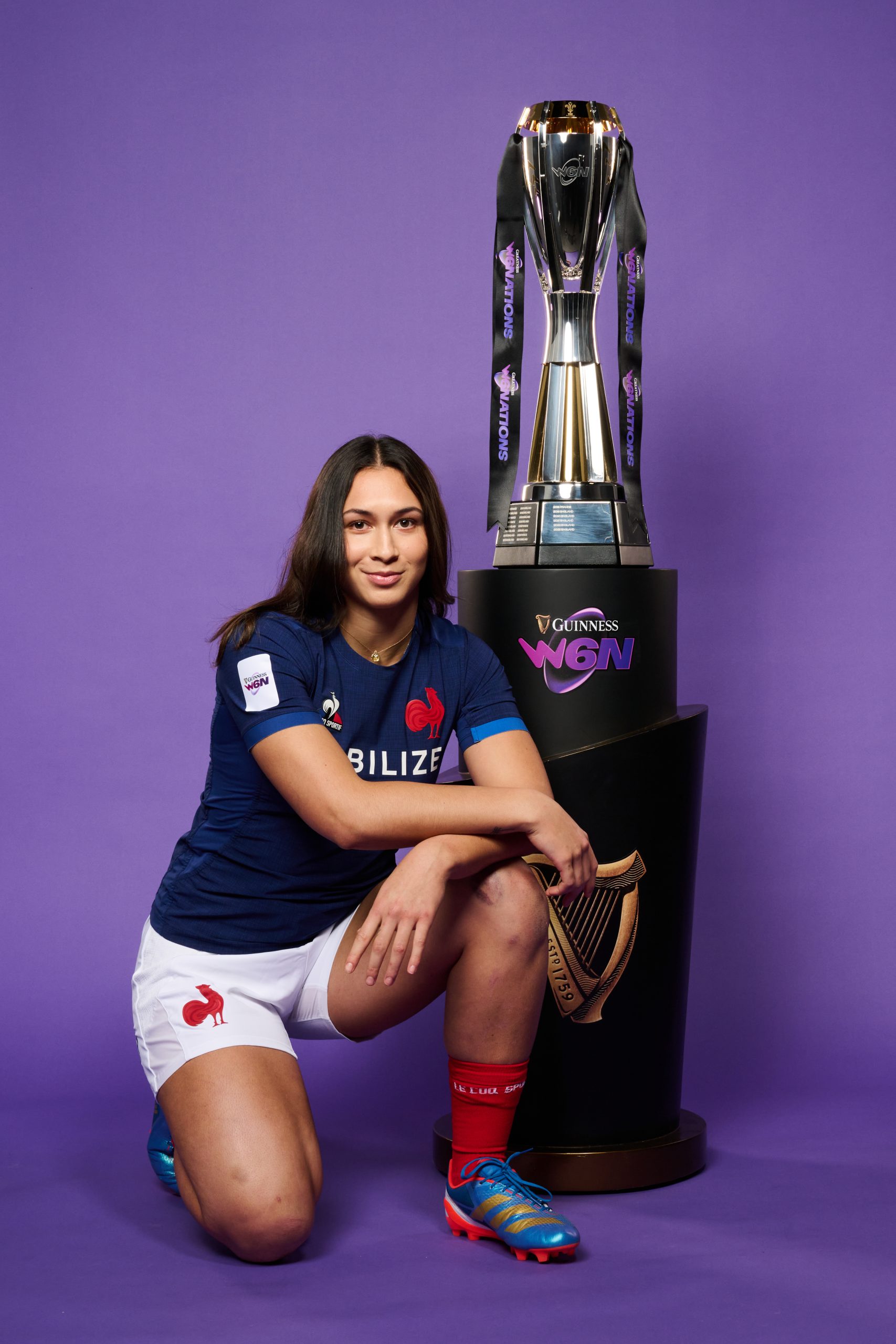 France Captain and Coaches (Guinness Women’s Six Nations Launch 2024)