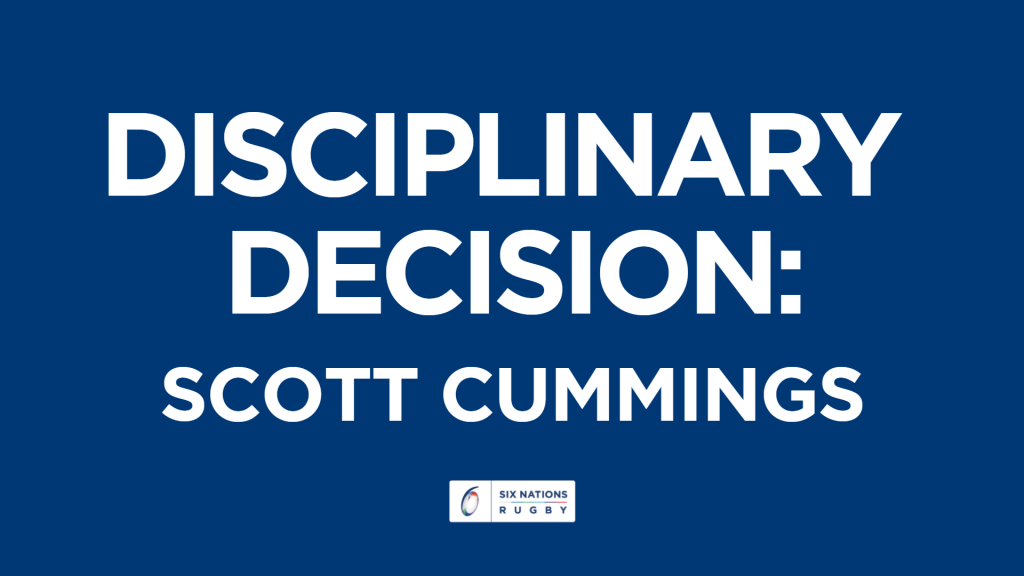 Independent Disciplinary update: Scott Cummings