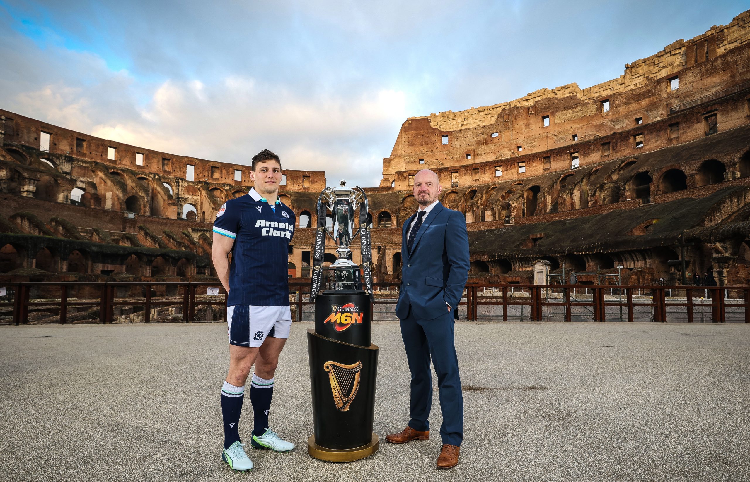 Scotland Captain and Coach (Guinness Men’s Six Nations Launch 2025)