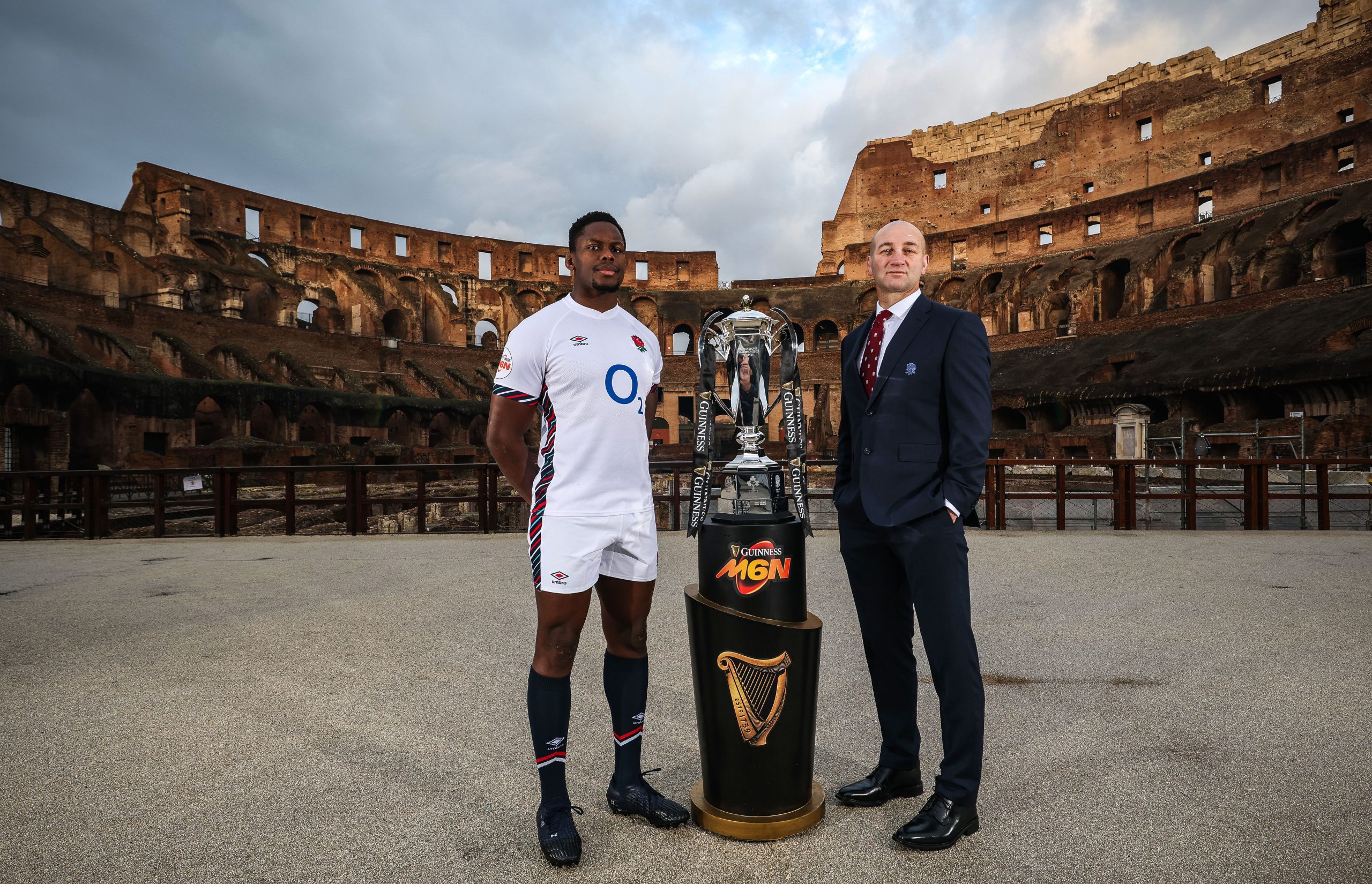 England Captain and Coach (Guinness Men’s Six Nations Launch 2025)