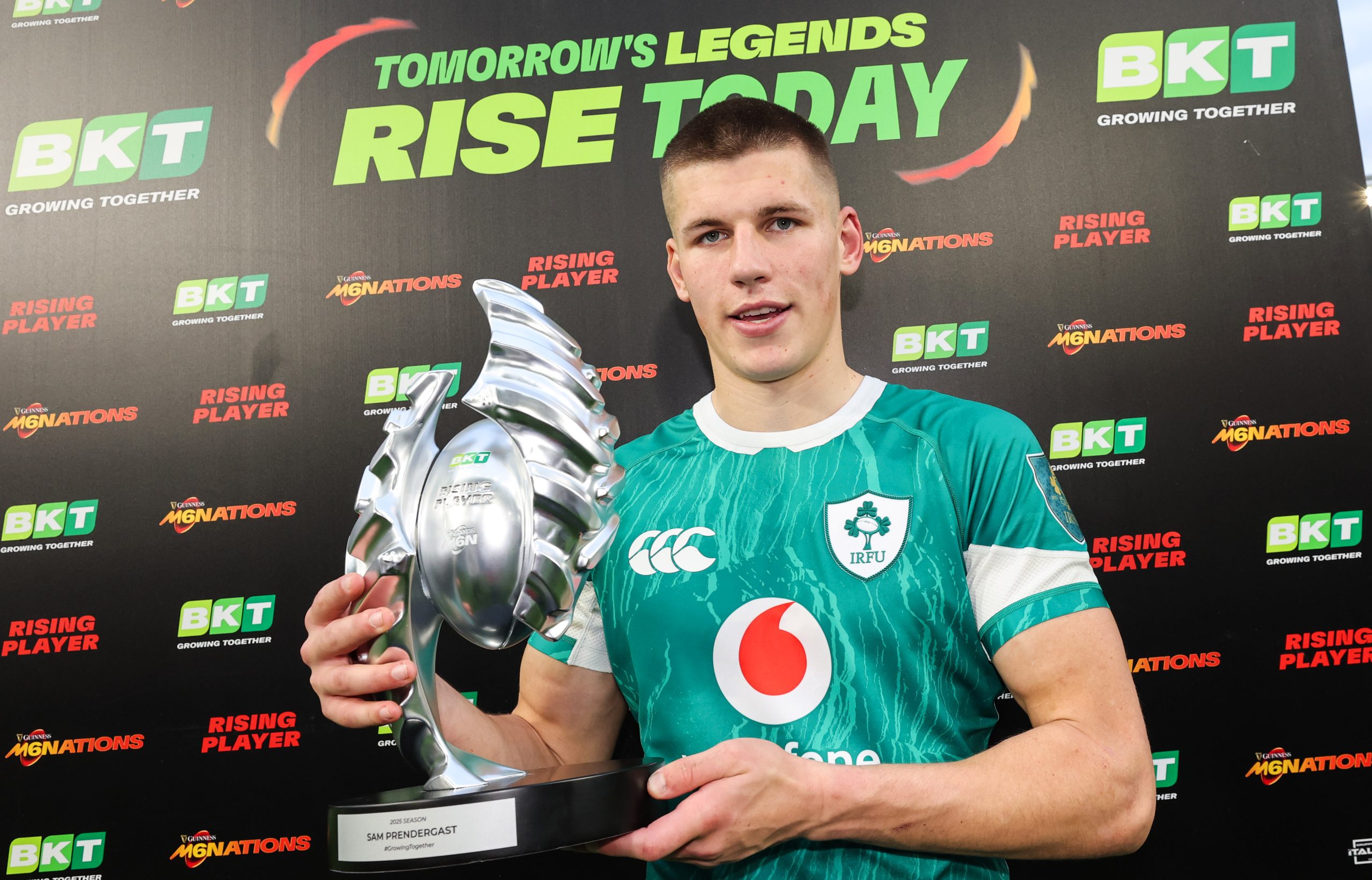 Sam Prendergast named the 2025 BKT Rising Player