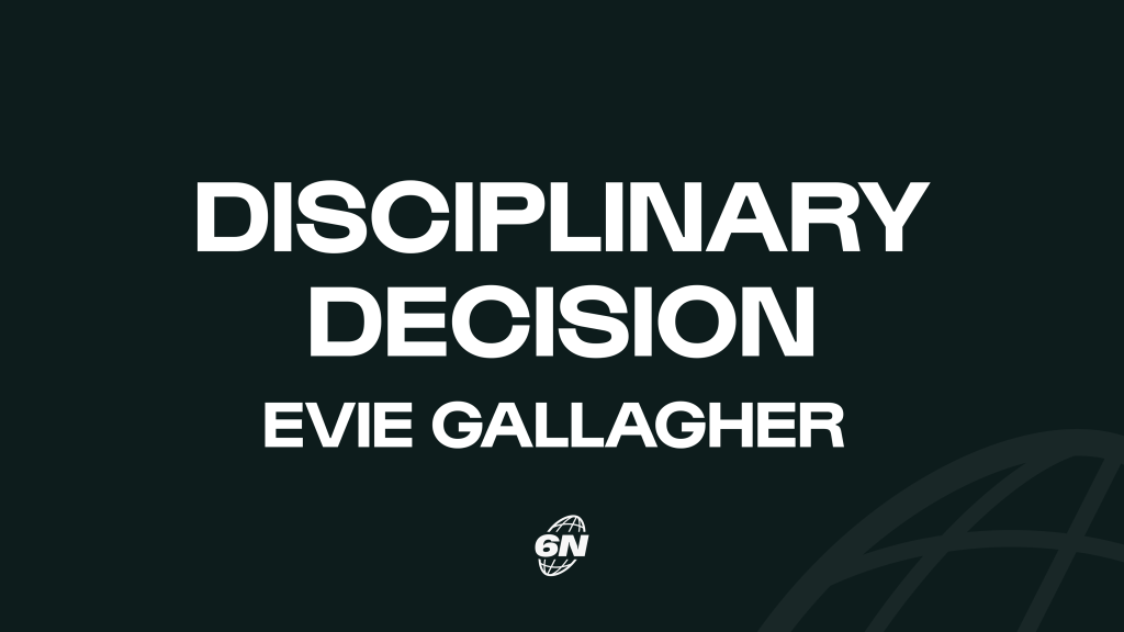 Independent Disciplinary update: Evie Gallagher (Scotland)