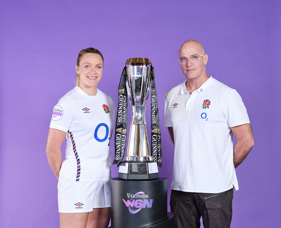 England Captain and Coach (Guinness Women’s Six Nations Launch 2025)