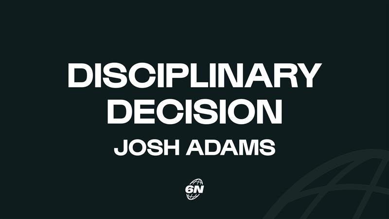 Independent Disciplinary Update: Josh Adams (Wales)