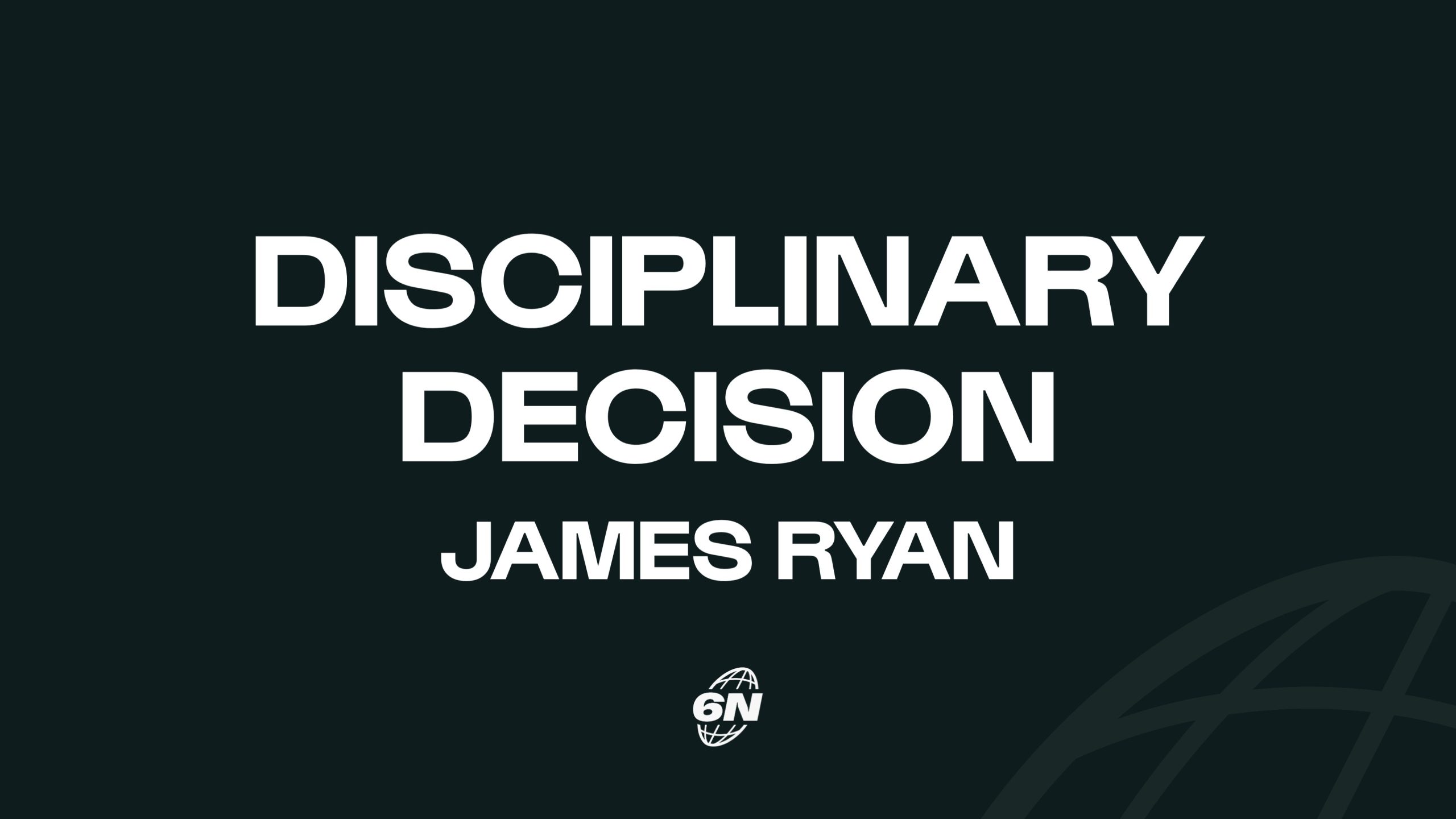 Independent Disciplinary update: James Ryan (Ireland)